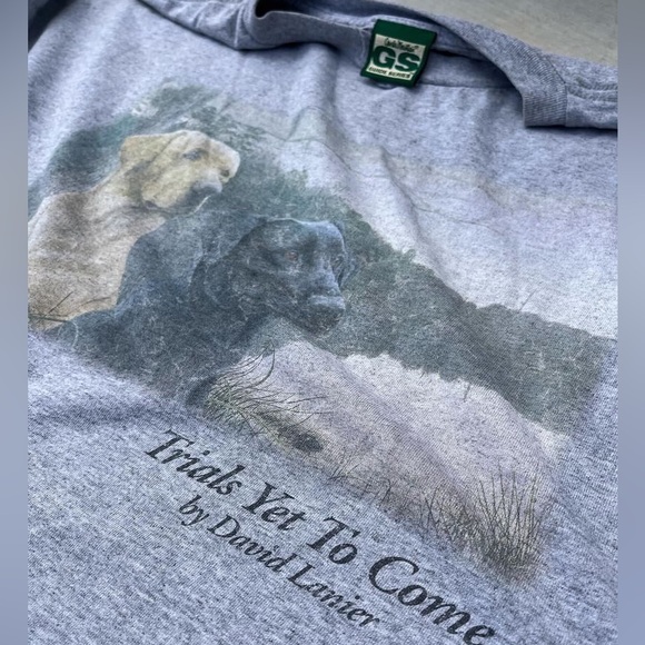 David Lanier Dog Painting Tee– Size 3X - Picture 2 of 7